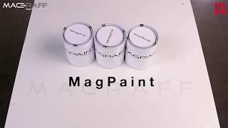 Magnetic paint for walls: Getting started with MagPaint (painting tools)