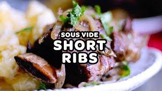 Sous vide short ribs - 24 hours VS 48 hours sous vide cooking tips (+ bonus red wine sauce tips!)