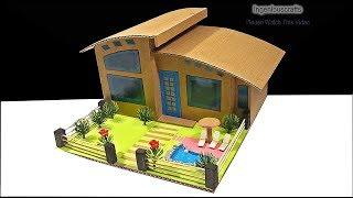 How To Make Beautiful Modern Architecture House With Cardboard DIY Dream House Project