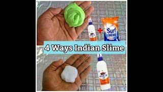 4 Ways to make slime with Fevicol, Indian Slime without Borax Very Easy Slime Recipe!!