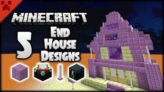 Minecraft | 5 MINI Minecraft END House Designs!