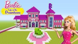 Minecraft Tutorial: How To Make a Barbie House "Barbie Life In The Dreamhouse"