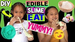 MARSHMALLOW EDIBLE SLIME | SLIME YOU CAN EAT (Philippines 2019) How to make slime