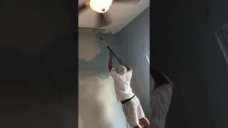 How to spray walls 10 ft ceiling no ladder