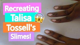 Recreating Talisa Tossell's Slimes! | DIY Thicc Cereal Milk + Butter Slime
