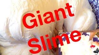 How To Make Giant Fluffy Slime || Slime With Glue, Activator and Shaving Foam|| DIY Souffle Slime