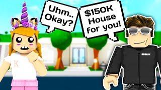 I GAVE A STRANGER $150K AND HE BUILT ME THIS HOUSE // Roblox Bloxburg // Bloxburg Builds