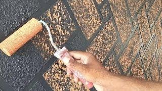 Brick wall painting techniques | Asian paints interior brick wall