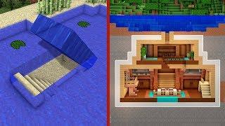 Minecraft: How to Build An Underwater Secret Base Tutorial (#2) - (Hidden House)