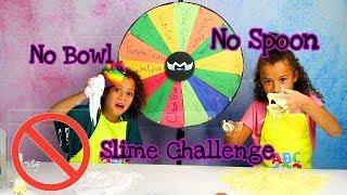 We Tried to make Slime with No Bowl and No Spoon like Sis vs Bro!! How Did it turn out