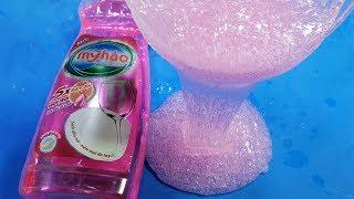 Dish Soap Slime Clear ! How To Make Slime With Dish Soap Recipe