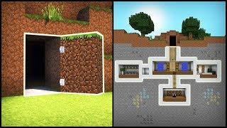 Minecraft: How to Build a Secret Base Tutorial (#2) - Easy Hidden House