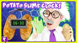 Make a SLIME Clock! DIY Science Project with HobbyHarry!  Back to School Fun