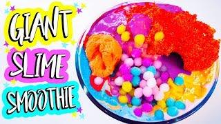 Mixing Together All My Slimes! Most Satisfying GIANT SLIME SMOOTHIE