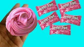 1 INGREDIENT!! Must Try 100%Working! How to make slime with Centre Fruit chewing gum