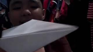 How to make a Simple Paper Airplane (easy) (Origami Tutorial #1)