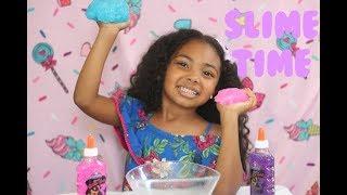 SLIME TIME! DIY On How To Make Slime! Simple Easy Fast Way