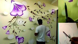 New wall paint design Nazim Rajput