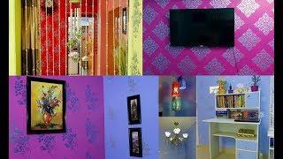 Easy & Beautiful Stencil Wall Painting Design || Interior Wall Painting Ideas || Art Of Learning ||