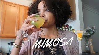 HOW TO MAKE A SIMPLE MIMOSA | NATIONAl WINE DAY |Group Puzzle Collab