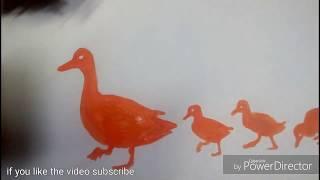 simple and easy ducks painting@ best interior wall painting ideas!#/