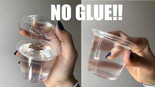 HOW TO MAKE CLEAR SLIME WITHOUT GLUE OR BORAX!! **SUPER SIMPLE RECIPE**