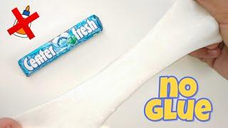 NO GLUE SLIME!!! how to make slime with chewing gum ??? EDIBLE SLIME! #noglueslime #chewinggumslime
