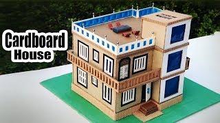 How to Make Modern House Building - Beautiful Cardboard House, Dreamhouse Architecture