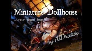 DIY Miniature Dollhouse / room box / How to make walls and floor