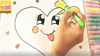 How to Drawing a Cute Heart | Drawing and Painting by Hands | Simple Drawing for beginners