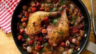 Keto Coq Au Vin (Chicken Cooked In Wine) | Keto Recipe | Headbanger's Kitchen