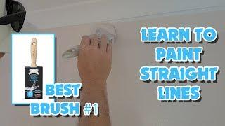 Learn How to Cut In Paint Straight Painting Drywall