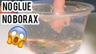 HOW TO MAKE SLIME WITHOUT GLUE, WITHOUT BORAX! NO GLUE , NO BORAX RECIPE! EASY SLIME!