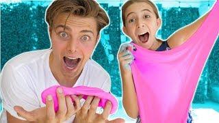 10 Year Old Teaches Me How To Make Slime | Satisfying DIY SLIME