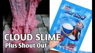 How To Make Cloud Slime Using Fake Snow | DIY SLIME PHILIPPINES