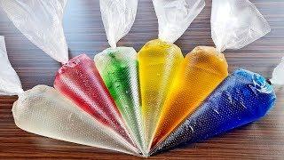 Making Slime With Piping Bags #3 | Satisfy Channel