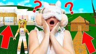 I Bought A House In Bloxburg BLINDFOLDED - WORST IDEA EVER! (Roblox)