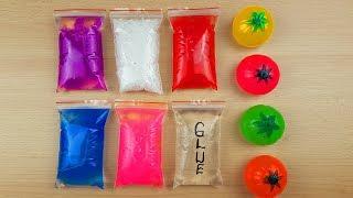 Making Jiggly Slime With Bags and Water Anti Sress Toys   Satisfying Slime Video
