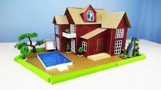 Making A Beautiful Mansion House Project With Swimming Pool - (Dream House ) Architecture Model 10
