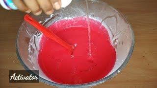 How To Make Slime With Glue And Activator - Super Glossy Satisfying Slime