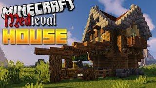 How to Build a Medieval House with Stable in Minecraft! (1.14 Tutorial)