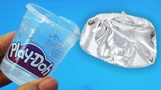 How to Make Clear Play Doh ???? No Borax Slime Recipe