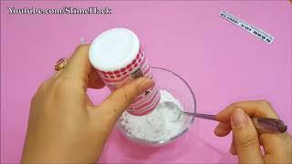 Baby Powder Slime Recipe ! How To make Slime Ball With Baby Powder Simple