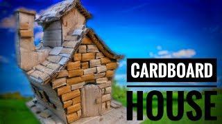 How to make cardboard house || very simple and easy craft ♥⇨➤☞