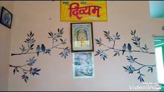 "Best out of Waste" Wall Decoration idea, house / room decoration idea....free of cost....
