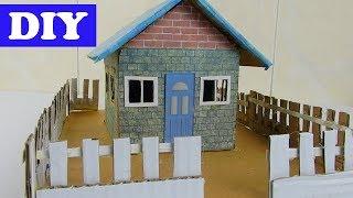 How To Make Cardboard House Easy and Fast 2018