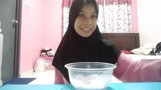 How to make slime|part 3-7|fluffy slime malay|(read description)
