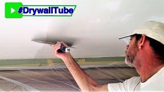 Ugly Drywall Ceiling? You Can Actually Skim Coat It New Again!