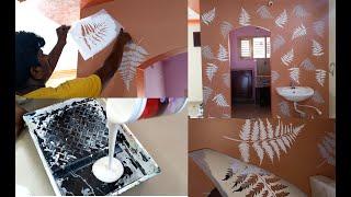 Easy Stencil designs for wall painting | Stencil ideas for kitchen walls