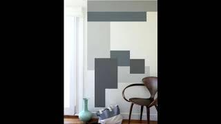 Geometric wall paint ideas